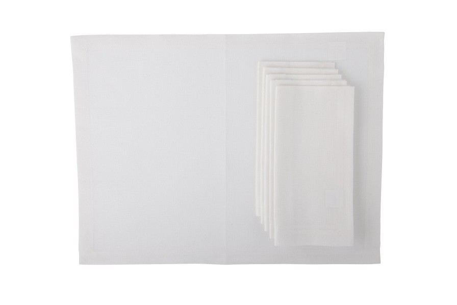 Flamant Phills, Placemat, White, Set Of 6 Hot