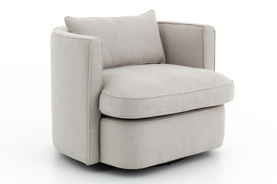 Flamant Nelia, Armchair, Natural, Rotatable Online