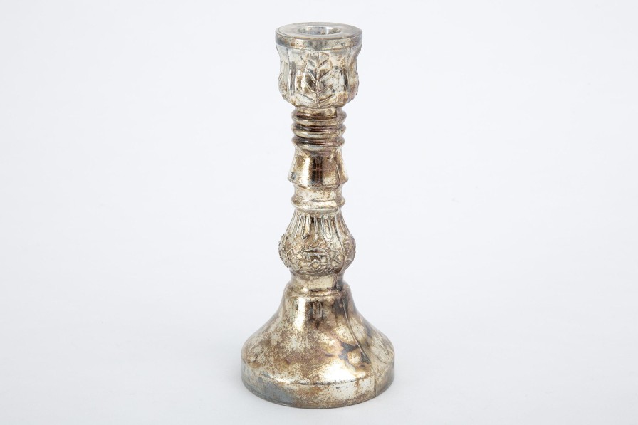 Flamant Kummen, Candlestick, Mercury Glass Hot