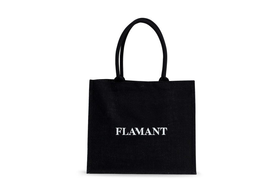 Flamant Shopper Flamant, Shopping Bag, Jute, Black Online