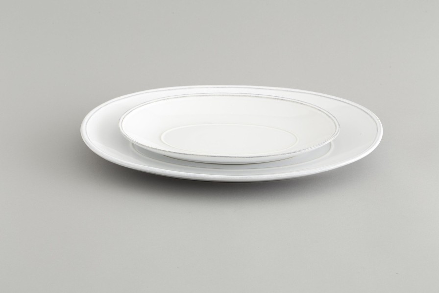 Flamant Jille, Serving Plate, Ceramic, White, 30Cm Wholesale