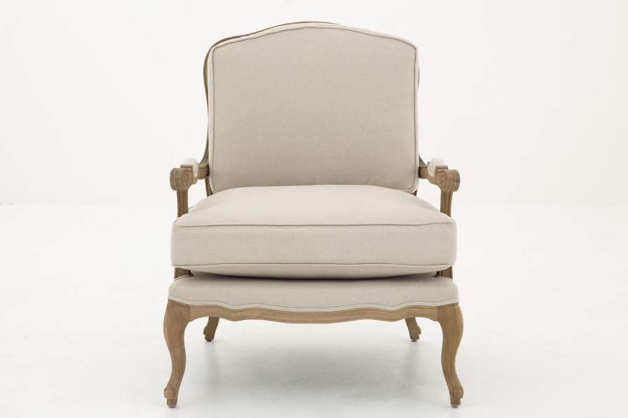 Flamant Sally, Armchair, Natural Linen Best