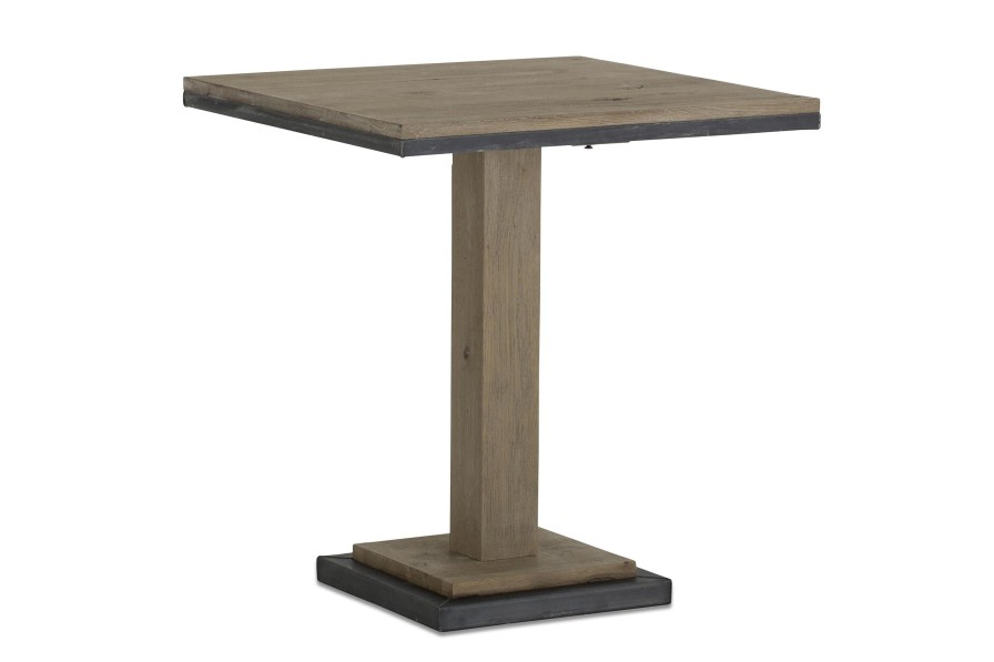 Flamant Renders, Bistro Table, Weathered Oak And Iron, 80 Cm Online