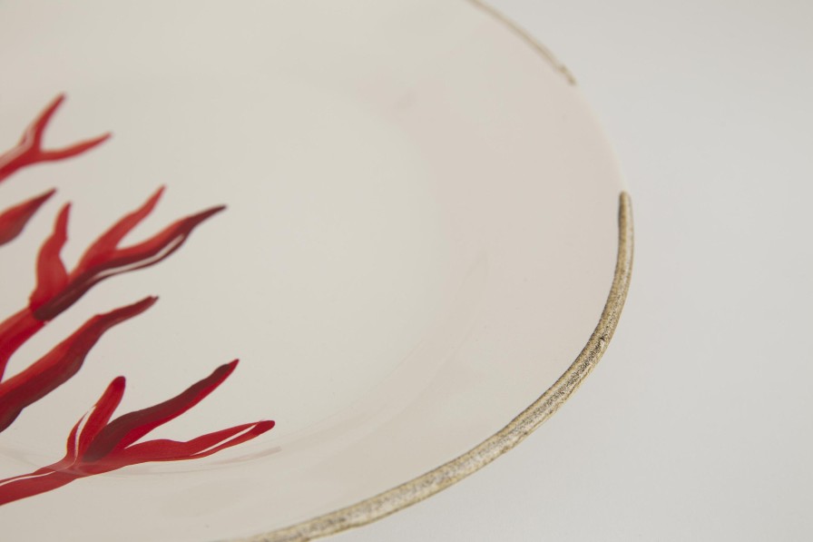 Flamant Kao, Plate, Coral, 23Cm New