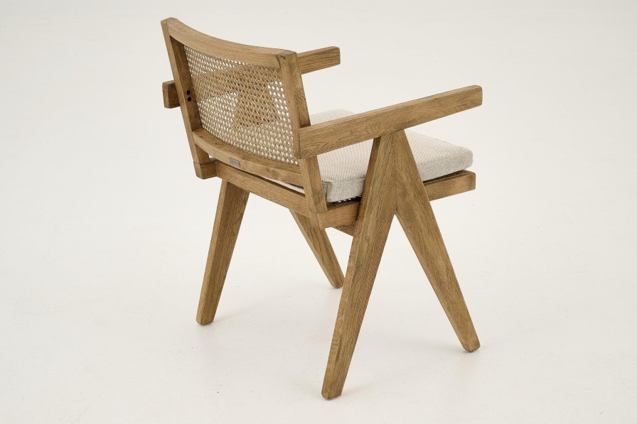 Flamant Bruno, Armchair, Oak, Reed, With Cushion Wholesale