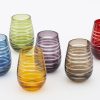 Flamant Brahms, Glass, Different Colours, Set Of 6 Clearance