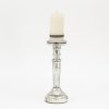 Flamant Zinia, Candlestick, Mercury Glass, L Hot