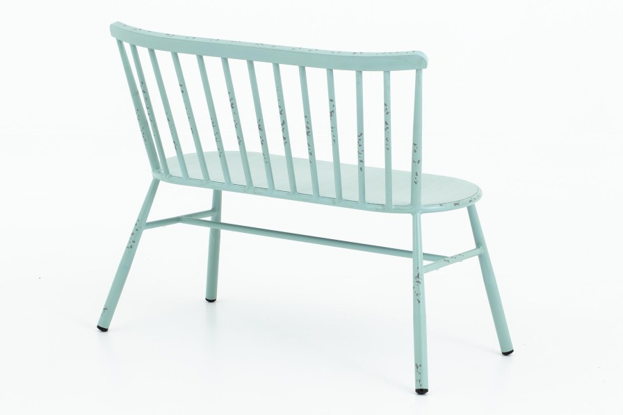 Flamant Claire, Garden Bench, Retro Blue New