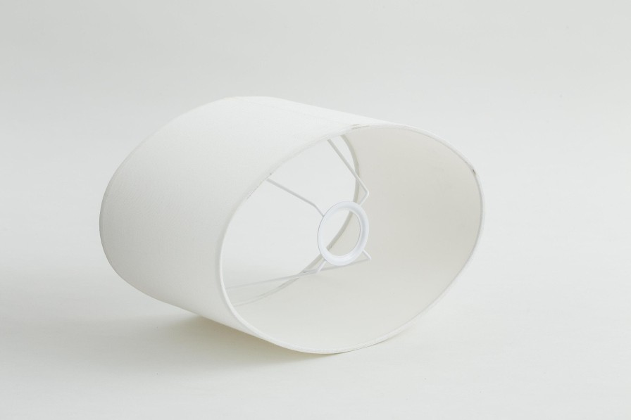 Flamant Oval, Lampshade, White, Oval, 30 Cm Wholesale