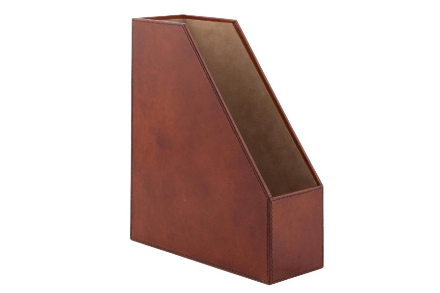 Flamant Manhattan, File Holder, Brown Leather Online