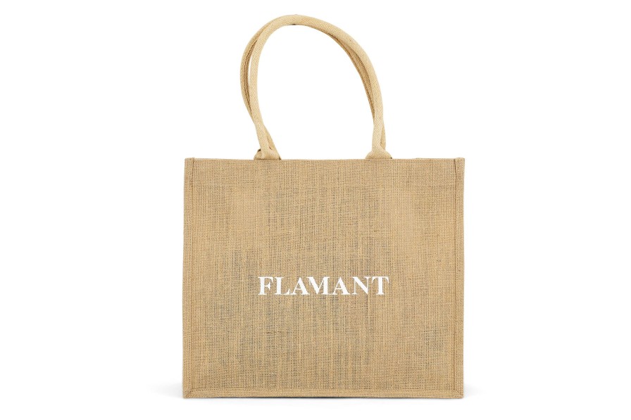 Flamant Shopper Flamant, Shopping Bag, Jute, Natural Wholesale