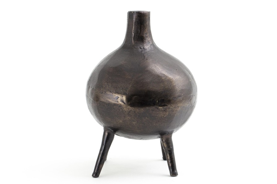 Flamant Jiven, Vase, Metal, Black Wholesale