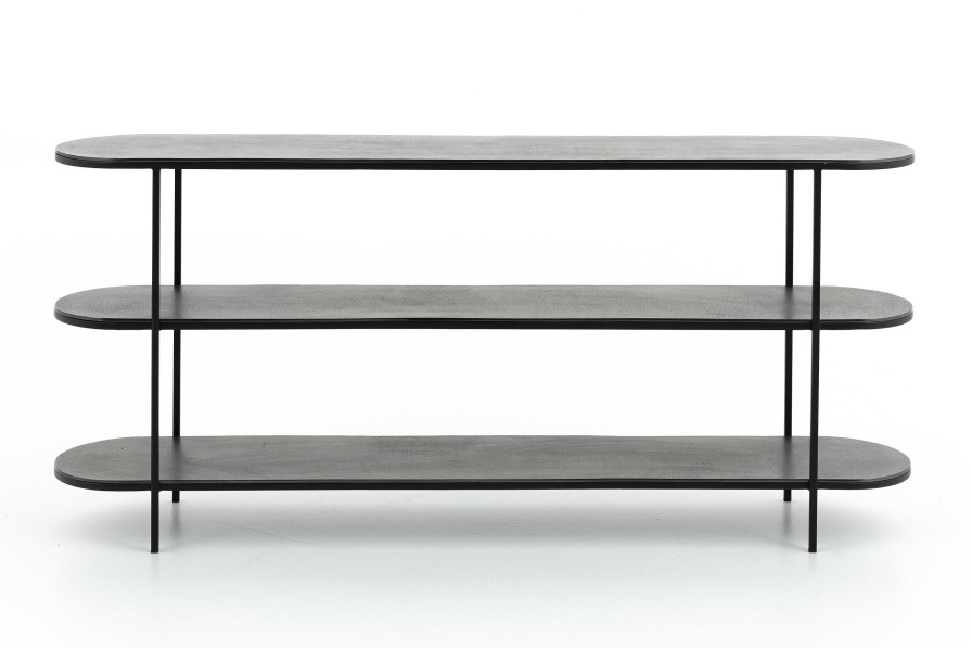 Flamant Zenza, Console Table, 3 Levels, Metal Clearance