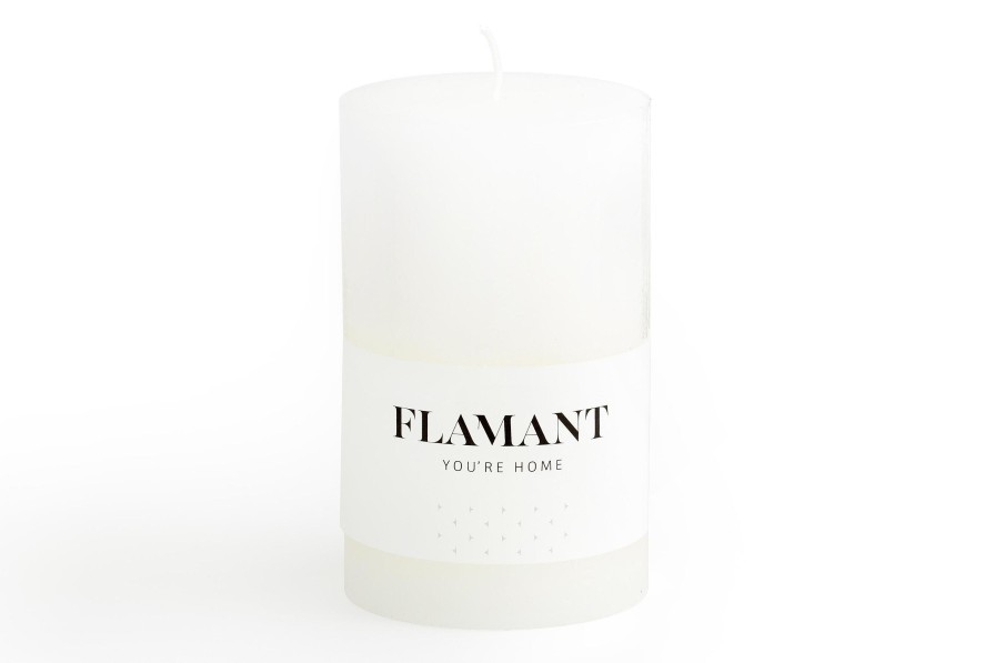 Flamant Beth, Candle, Colour White, 7X11,5Cm New