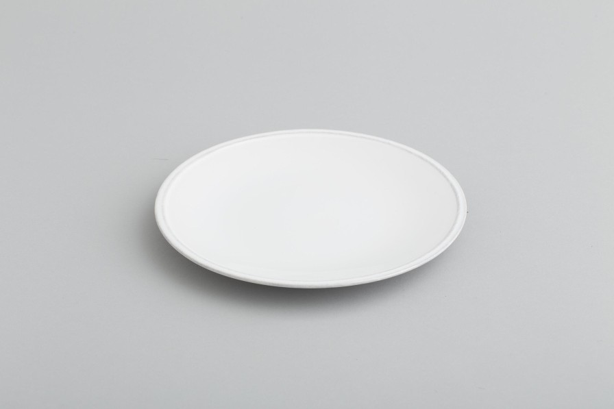 Flamant Jille, Salad Plate, Ceramic, White New