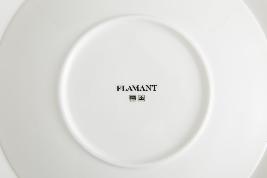 Flamant Cathy, Plate, Bone China, White, 28Cm New