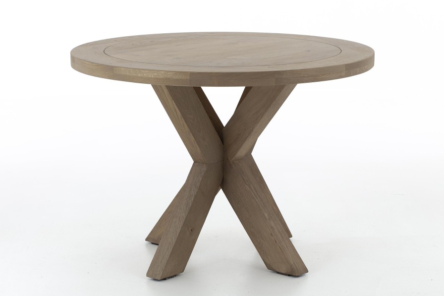 Flamant Forino, Dining Table, Weathered Oak, Round, 110 Cm Online