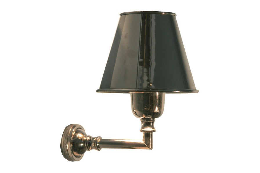 Flamant Nina, Wall Lamp, With Shade, Brass And Nickel Clearance