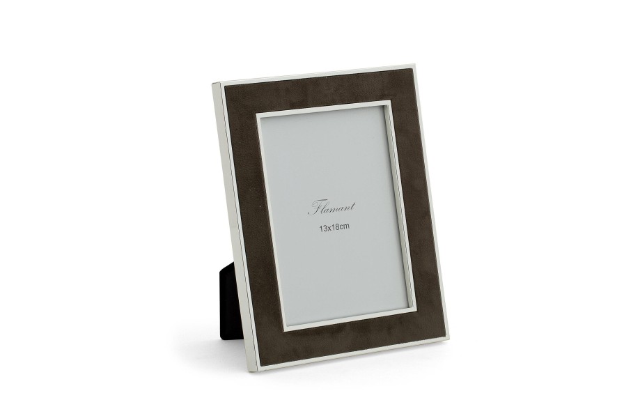 Flamant Gepetto, Picture Frame, Suede, Green, 13X18 Hot