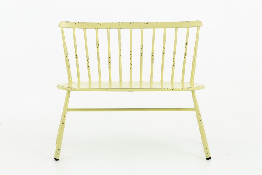 Flamant Claire, Garden Bench, Retro Yellow Best