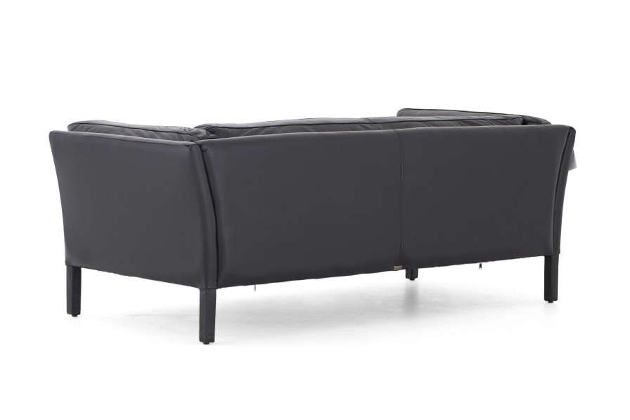 Flamant Bellamy, Sofa, Black, Leather, 2,5 Seater Online