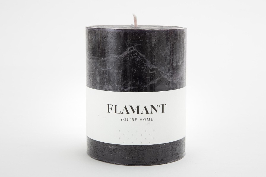 Flamant Beth, Candle, Colour Black, 9X11,5Cm New