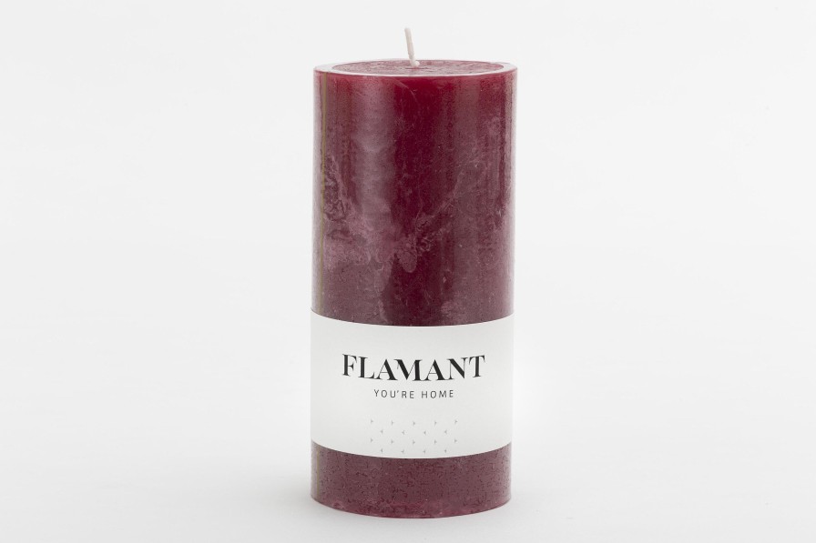 Flamant Beth, Candle, Colour Balmoral Red, 7X15Cm Online