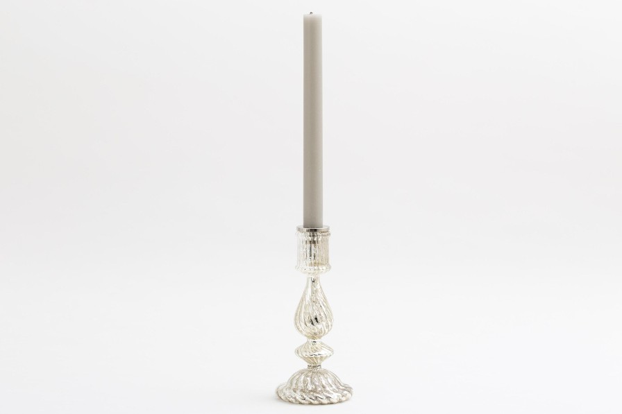 Flamant Gideon, Candlestick, Mercury Glass, S Online