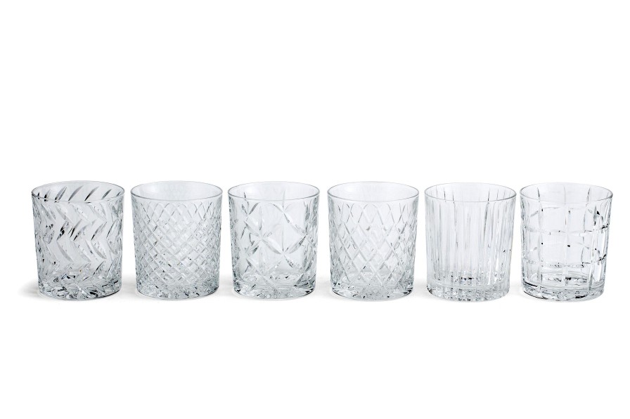 Flamant Bogart, Whiskey Glass, Hand-Cut, Set Of 6 Online