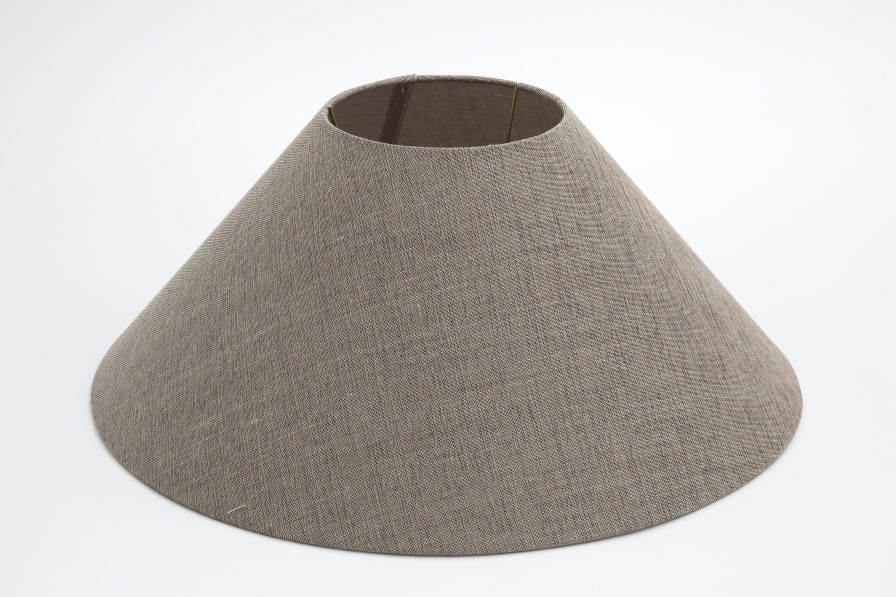 Flamant Circum, Lampshade, Natural And Grey, Conical, 45 Cm Clearance