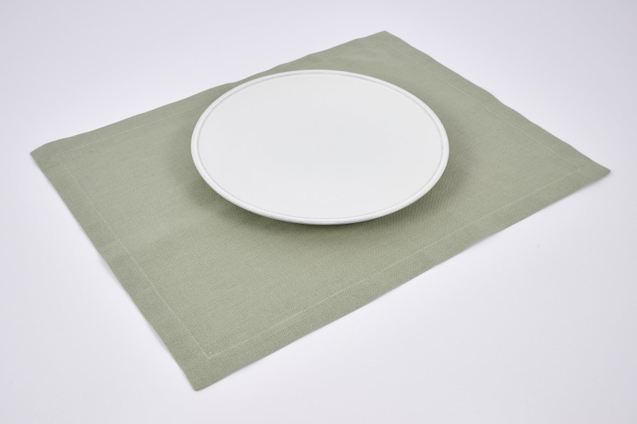 Flamant Phills, Placemat, Iceberg Green, Set Of 6 New