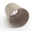 Flamant Clips, Lampshade, Natural And Grey, Cylinder, 10 Cm New