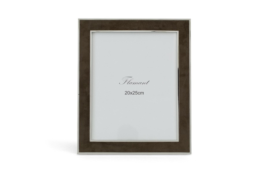 Flamant Gepetto, Picture Frame, Suede, Green, 20X25 Clearance