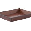 Flamant Manhattan, Tray, Brown Leather, L Wholesale