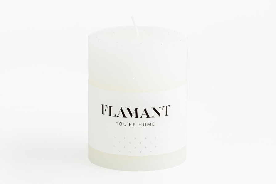 Flamant Beth, Candle, Colour White, 7X9Cm Wholesale