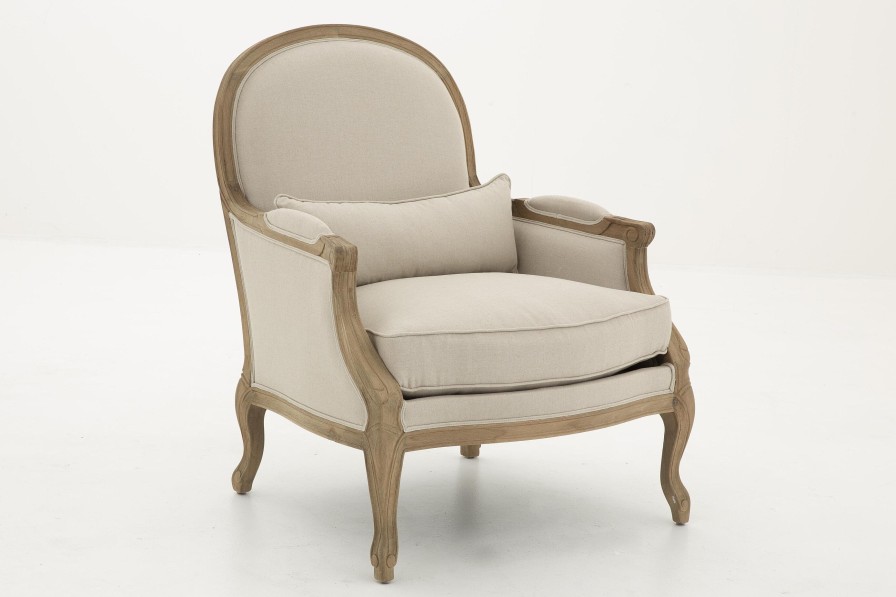 Flamant Ranomi, Armchair, Natural Linen Hot