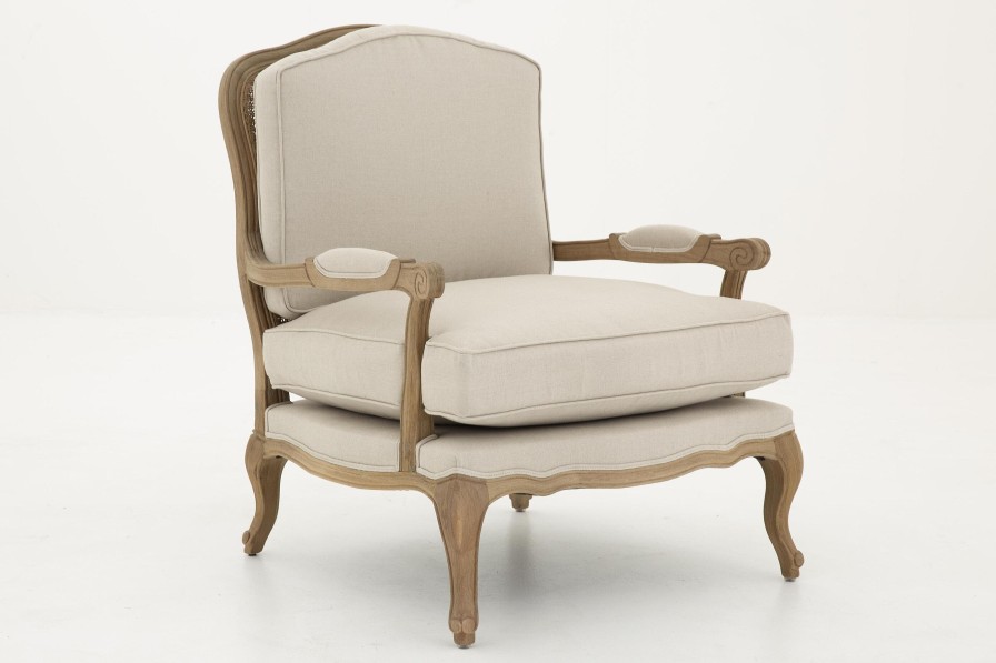 Flamant Sally, Armchair, Natural Linen Best