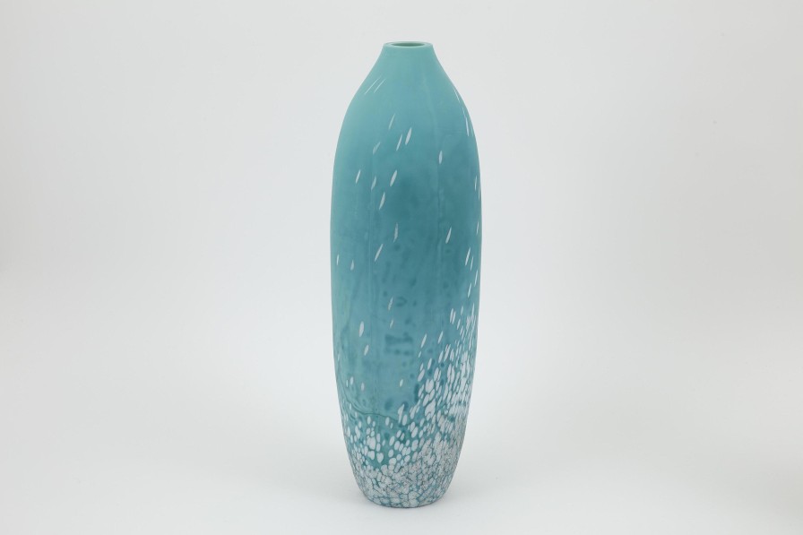 Flamant Dego, Vase, Glass, Turquoise, L Best