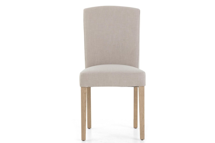 Flamant Dalya, Chair, Birch, Off-White Linen Best