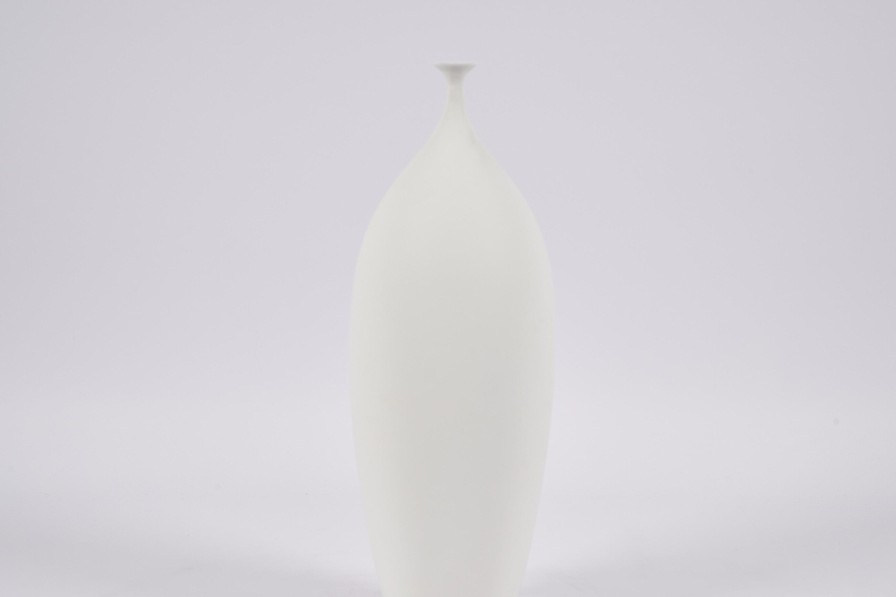 Flamant Regina, Vase, Ceramic, White, Model 2 Clearance